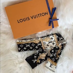Louis Vuitton Silk Monogram Bandeau